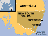 Mapa Austrália