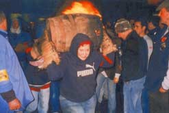 Flaming Tar Barrels