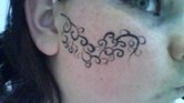 Curly cheek