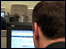 Man on a computer