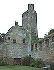 Photograph showing inside the Caister Castles walls