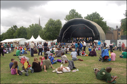The main stage
