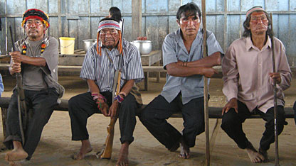 The Achuar men