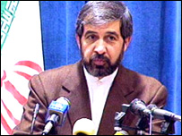 محمد البرادعی (راست) مديرکل آژانس و حسن روحانی مذاکره کننده ارشد ايران 
