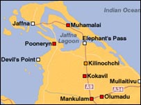 Map of Sri Lanka