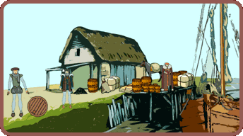 A scene of the shore