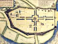 Image of Thomas Raven's map of the Walls of Londonderry