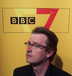 Robin Ince takes to the stage to introduce new stand-ups in Spanking New On 7