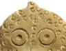 A bow brooch
