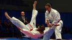 Karate fighters