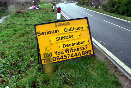 Accident scene