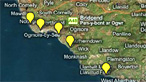 BBC Wales surfing map
