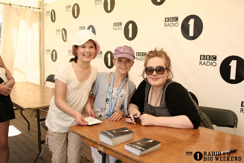 Signing sessions with Adele