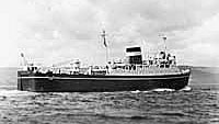 Bardic Ferry, one of the early vessels on the Larne - Cairnryan route