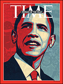 Bìa tạp chí Time trong số họ chọn ông Barack Obama là 'Nhân vật của Năm'