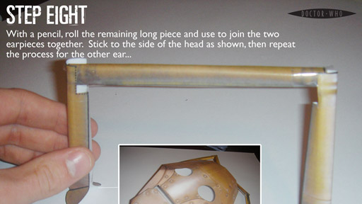 Step Eight: building the 'ears'...