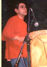 Lukas on stage
