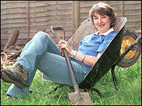 in the garden