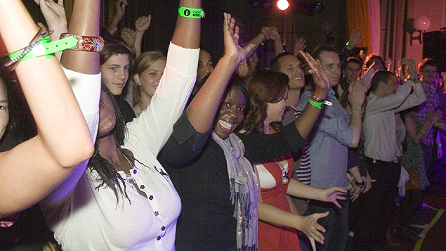The audience are in - let's rock!