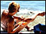 Banhista tomando sol
