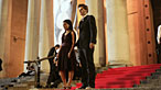 The Doctor and Martha Jones in the episode The Lazarus Experiment
