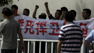上海抗议者