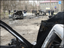 На месте взрыва в Кизляре
