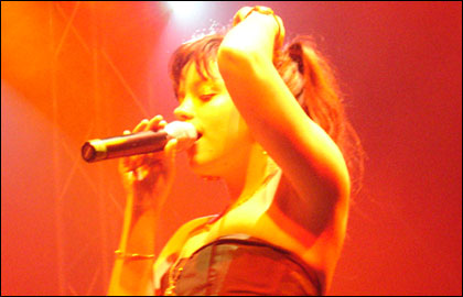 Lily Allen at V Festival 2006