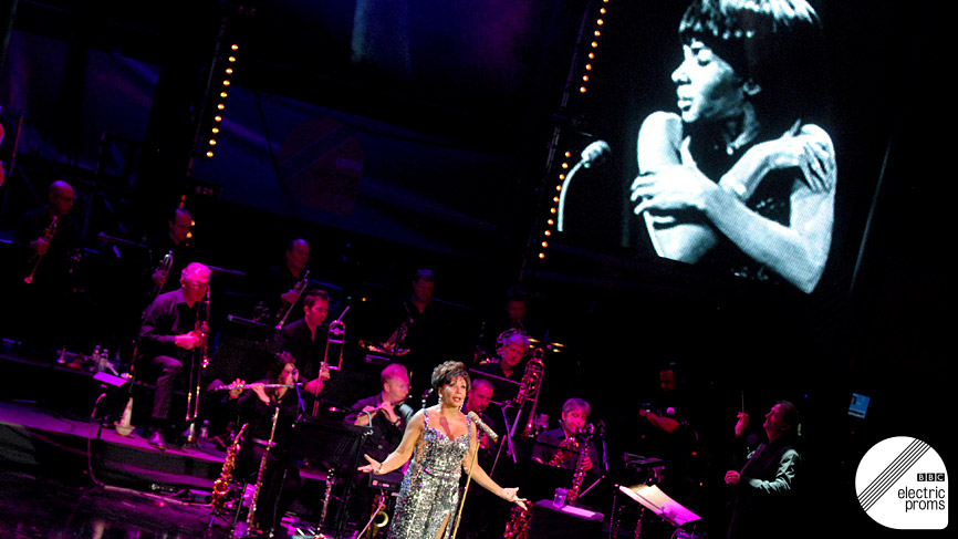 Dame Shirley Bassey  at the Electric Proms 2009
