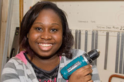 Nastassia Rose - Bedford College carpentry student