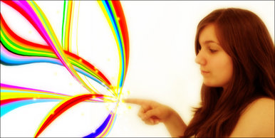 Finger painting