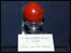 Feather golf ball held in The Royal and Ancient Golf Club