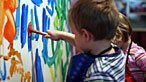 Children painting
