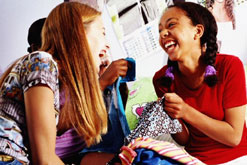 Image: teenage girls