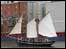 A "pirate ship" in Silloth Docks