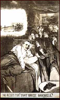Image of a postcard depicting General Maxwell’s nightmare