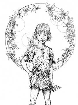 Image from Shirley Hughes'n illustrated edition of 'Peter Pan and Wendy'