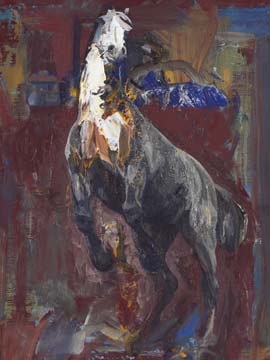 Study for Ali Baba's Mausoleum, The Rearing Horse, 2008 by Emma Sergeant