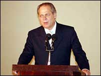 O ministro chefe da Casa Civil, José Dirceu