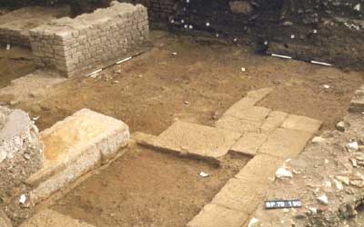 Early statue base