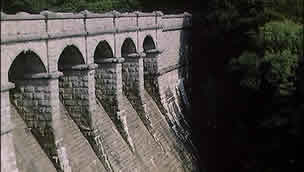 A river dam
