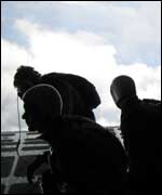 Preparing to jump