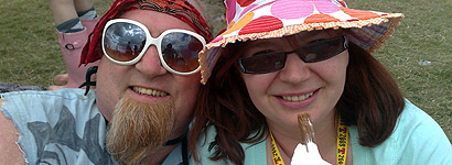 Festival goers