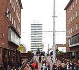 Image of the 1960s shopping centre in Coventry