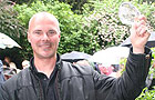 News (image: Adam Woolcott winner of the BBC RHS Small Garden award)