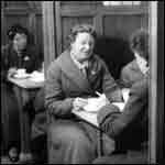 Bradford ladies taking tea at one of the city's markets
