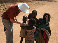Meeting the locals