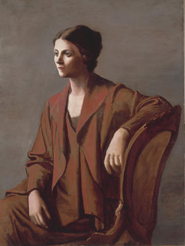 Portrait of Olga, 1923 Oil on canvas Private collection © Photo courtesy of the owner /Succession Picasso / DACS 2009