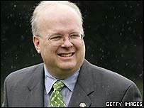 Başkan Bush'un siyasi danışmanı Karl Rove
