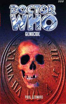 enlarged book cover of genocide